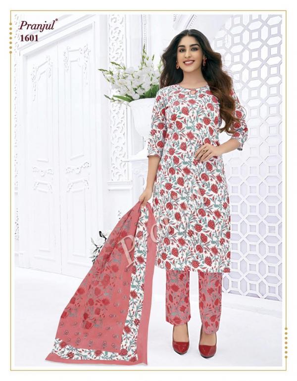 Pranjul Priyanka Col 16 Cotton Designer Print Readymade Suit